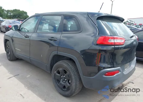 2014 Jeep Cherokee Sport z USA, uszkodzony, nr VIN 1C4PJLAB0EW182798